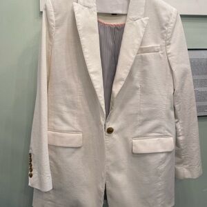 J. Crew White Blazer